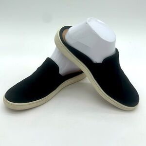 UGG W GENE 1098529 Black Nubuck Womens Sandals Size 8 Slip On Shoes Slides